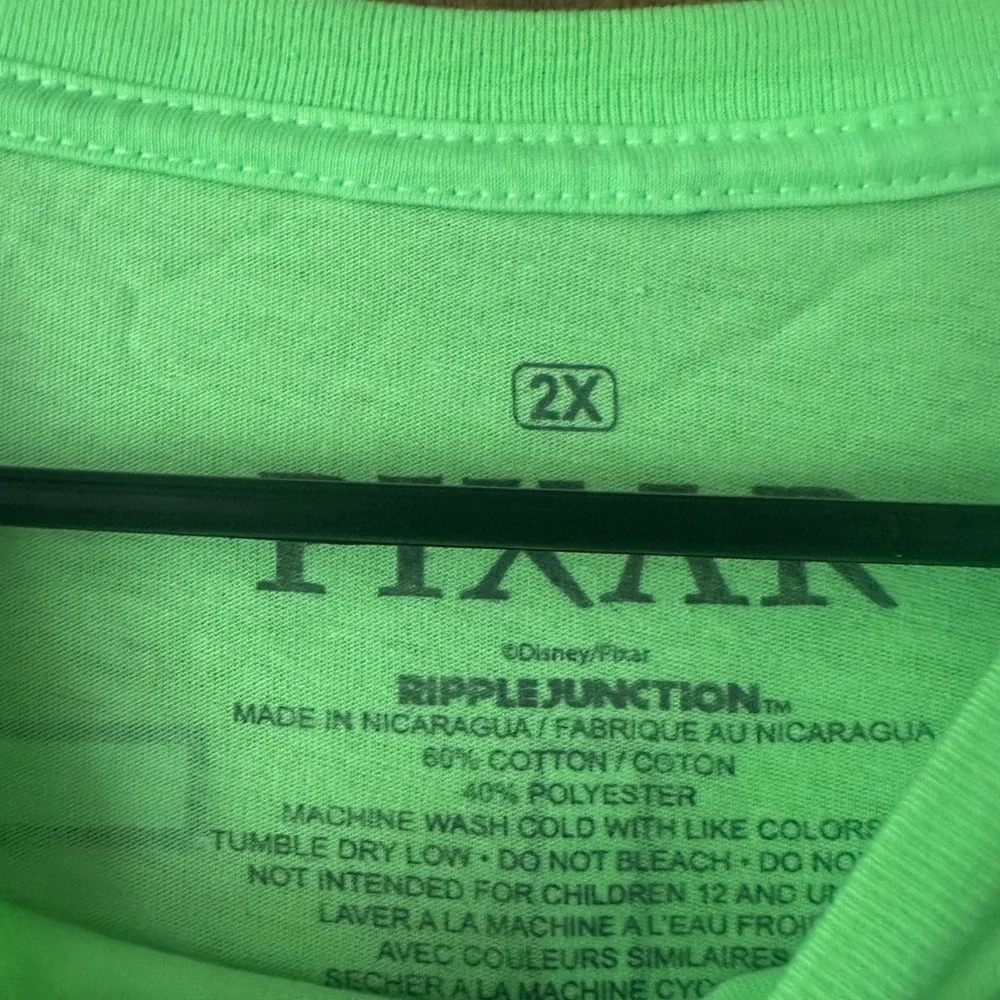 Bright Green Pixar Tee Buzz Lightyear - Picture 2 of 3